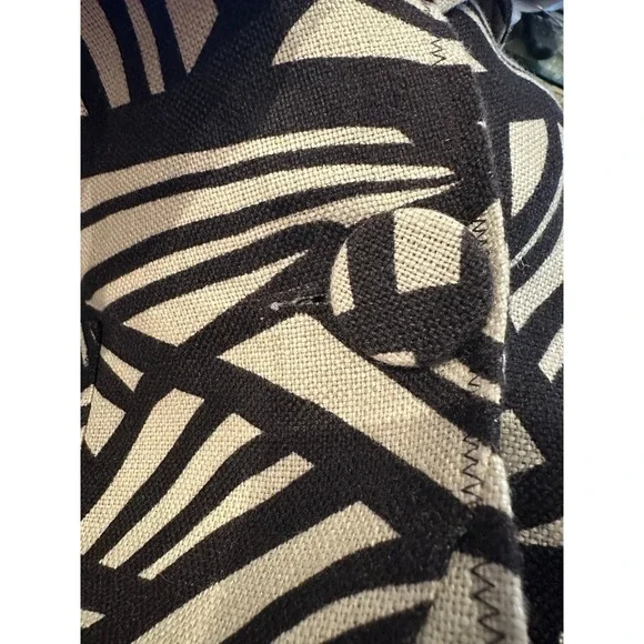 Carole Little 100% Linen Blazer Jacket Classic Career Women's size M - Picture 7 of 8